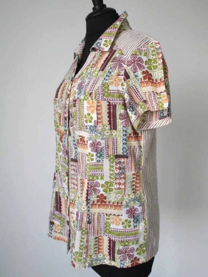 Chemise MC imprimée Jac Jac 40 TBE - photo numéro 5
