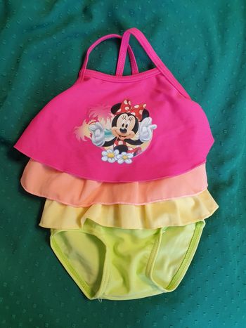 Maillot de bain Minnie à volants 6 mois