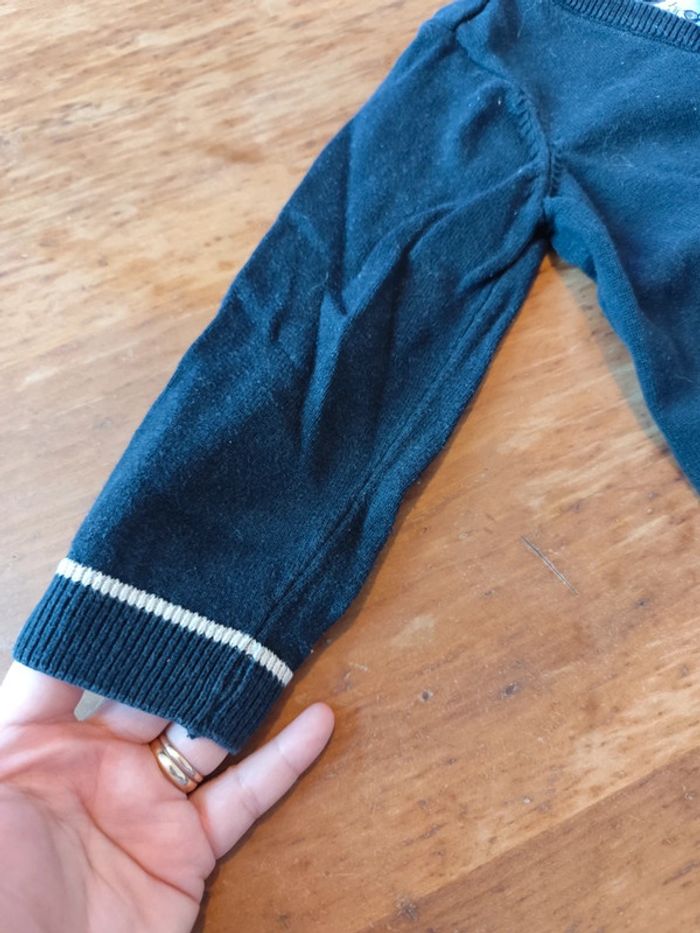 Gilet bleu marine taille 18mois Orchestra - photo numéro 4