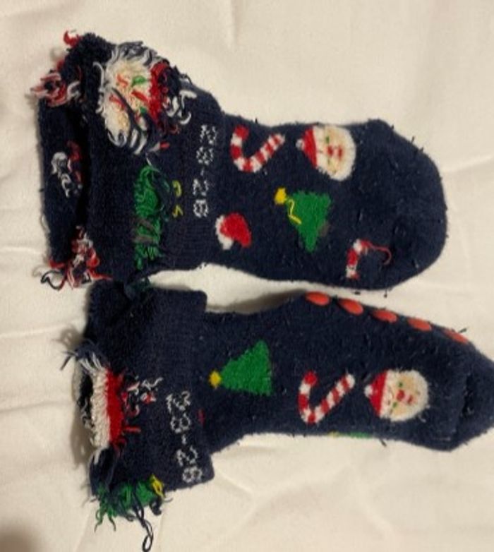 Chaussettes anti-dérapantes Noël 23-26 - photo numéro 4