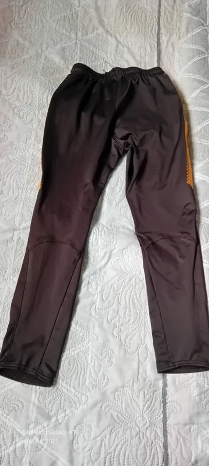Pantalon de sport football As Roma coupe slim marron nike garçon 11/12 ans - photo numéro 10