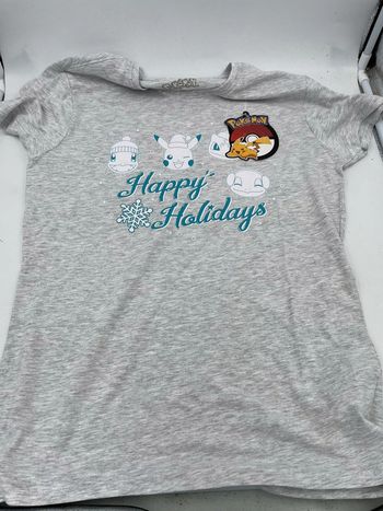 TShirt Pokémon Happy Holiday taille S neuf