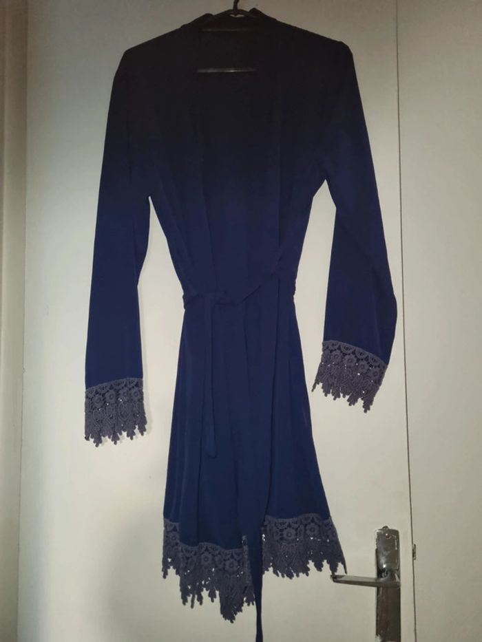 Chemisier de nuit bleu - photo numéro 3