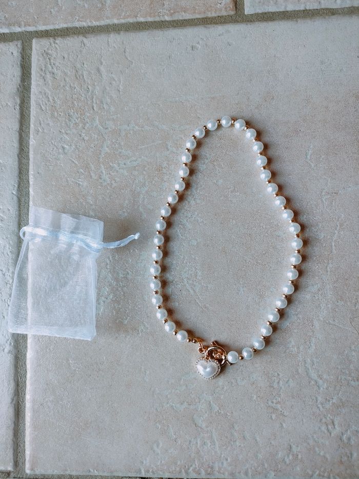 Collier fantaisie coeur - photo numéro 2