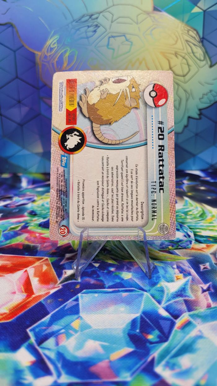Carte Pokémon Topps n°20 Rattatac Series 1 FR - photo numéro 2