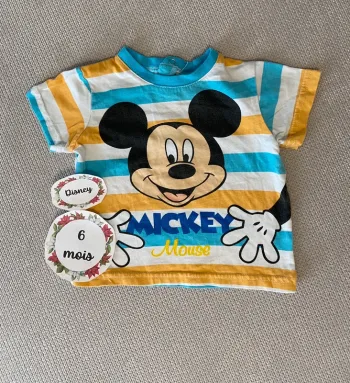 T-shirt Disney Mickey taille 6 mois