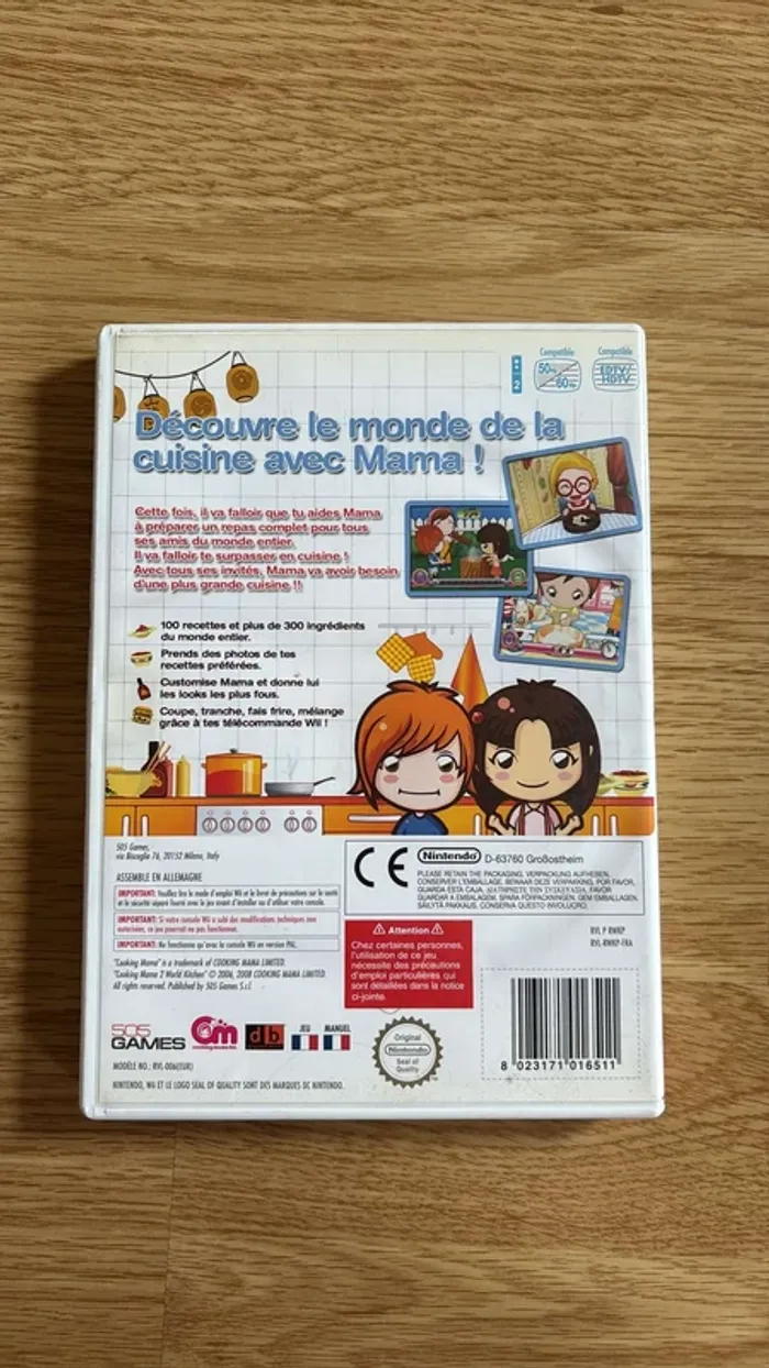 Jeu Wii Cooking Mama 2 Tous à table - photo numéro 3