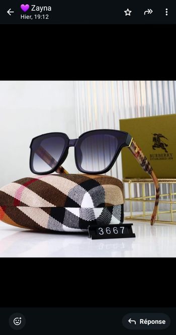 Lunette de soleil Burberry ✅