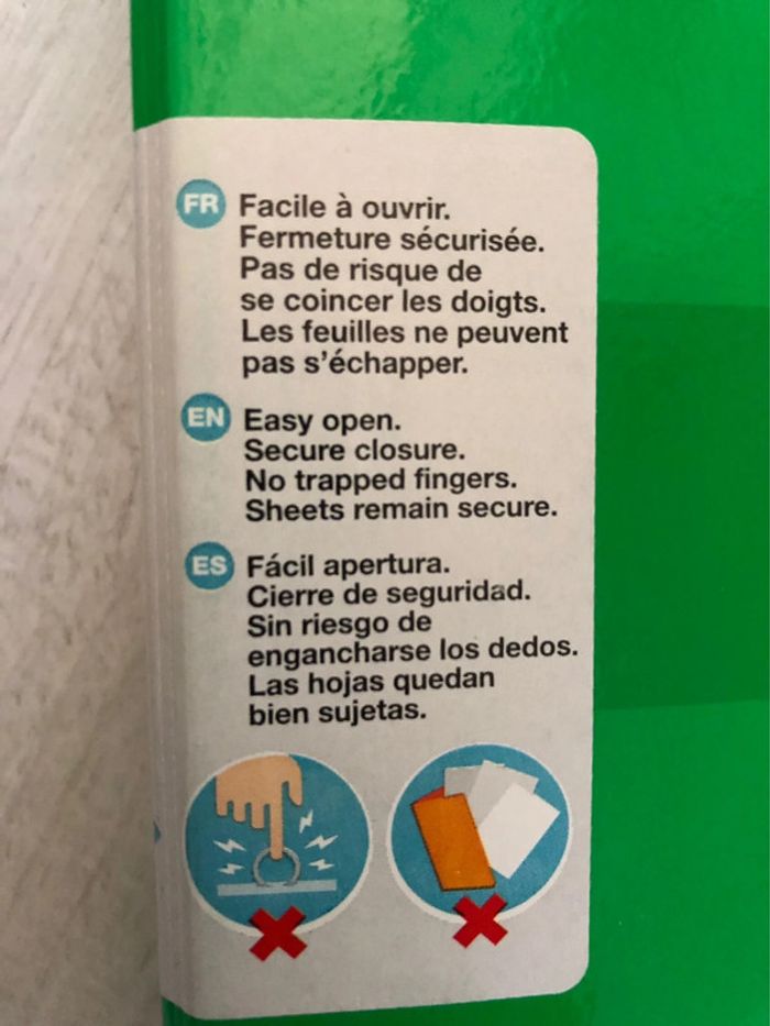 1 classeur à levier cartonné 24x32 « Oxford » NEUF - photo numéro 5