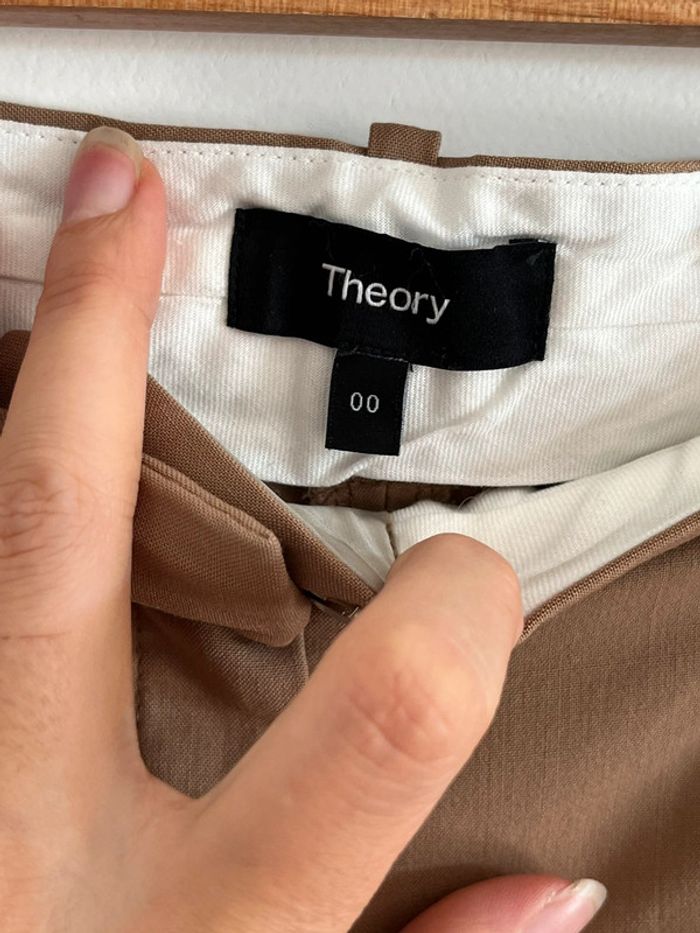 Pantalon de tailleur camel Theory - photo numéro 3