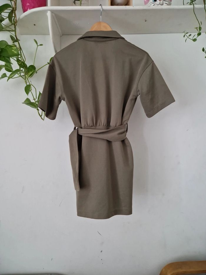 Robe chemise verte - photo numéro 4
