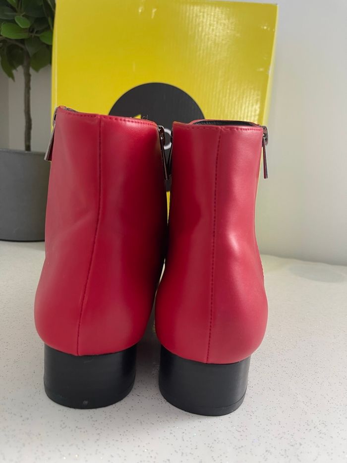 Bottines rouge Éram - photo numéro 7