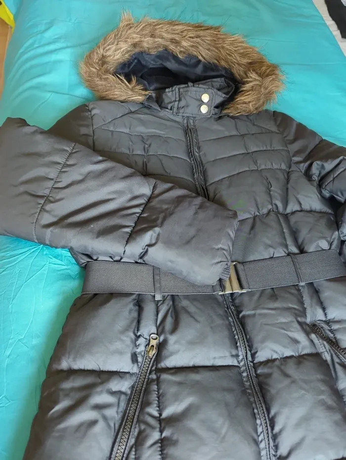 Blouson long fille