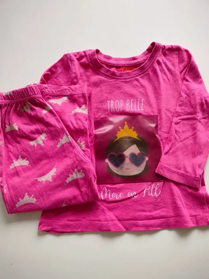 (e) Pyjama 2 Pièces Tissaia 2ans - photo numéro 5