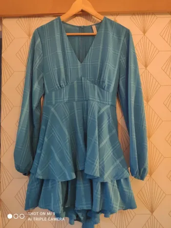 Robe Combishort ceinturée avec doublure