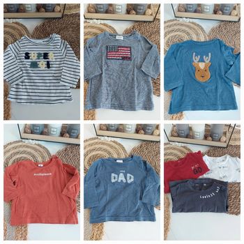 T-shirts manches longues (lot de 8)