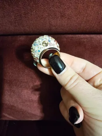 Bague Swarovski Scintillante Taille 58 (18.5mm) - Élégance Assurée !