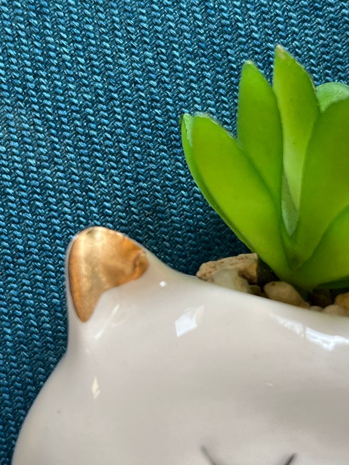 Pot chat plante artificielle - photo numéro 5