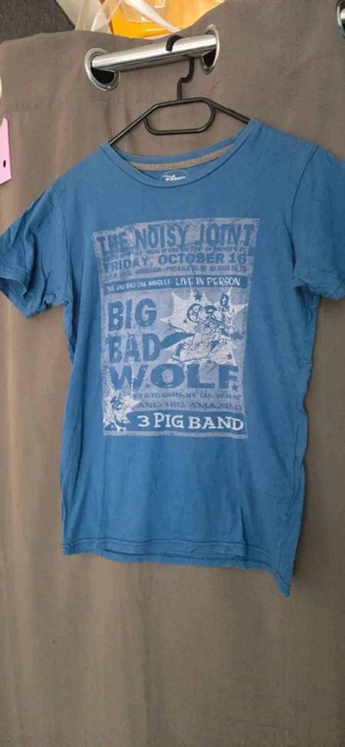 Tee shirt Disney big bad Wolf taille s