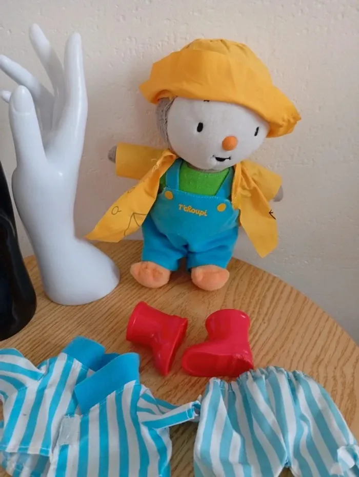 Peluche T'choupi complet 22cm dessins animés tchoupi et doudou - photo numéro 2