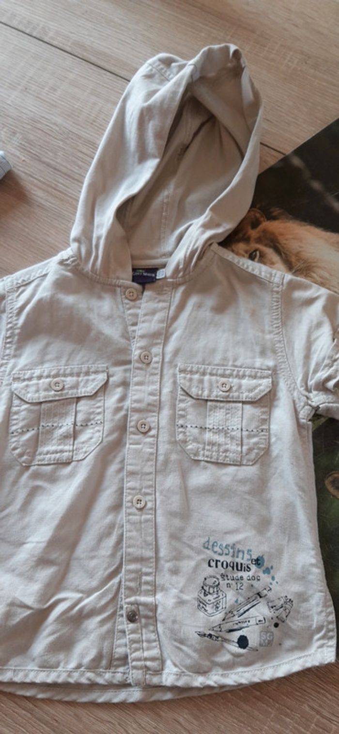 Chemise manches courtes 2 ans/86cm