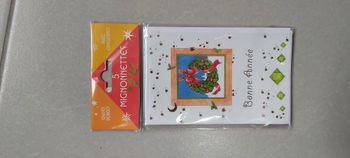 Lot de 5 cartes Nouvel an avec enveloppes