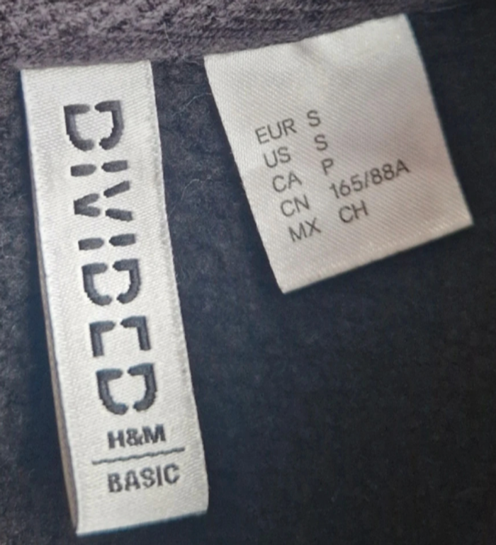 🧥Sweat à capuche noir H&M Divided Taille S - photo numéro 4