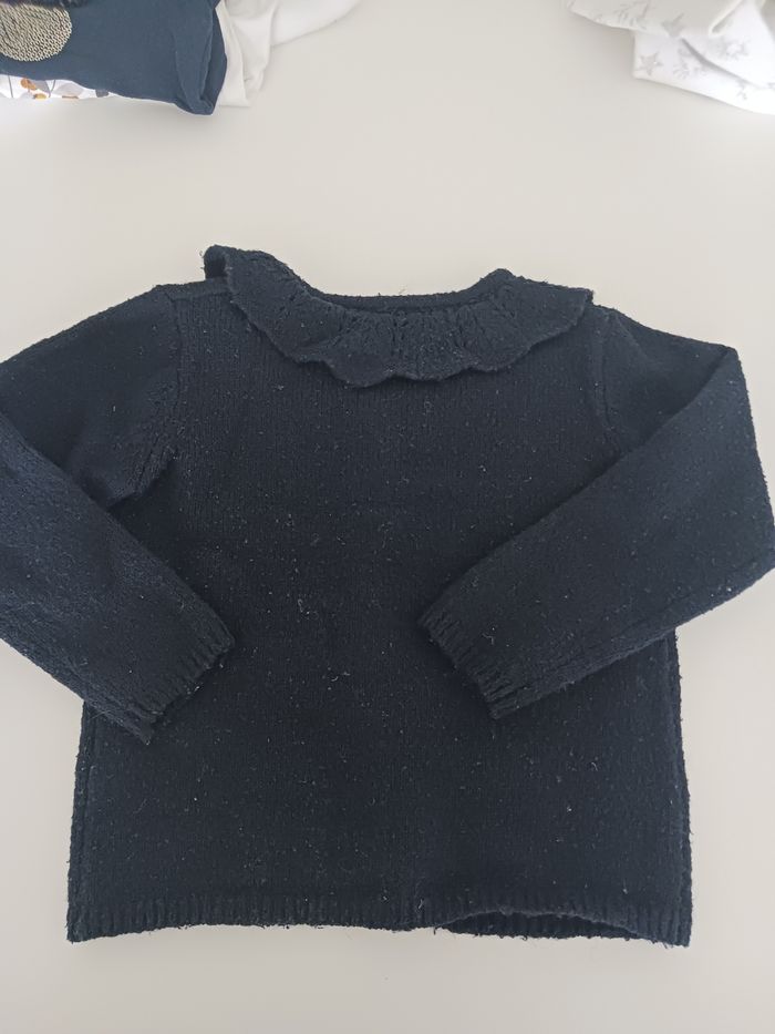 Gilet à col fille - photo numéro 3