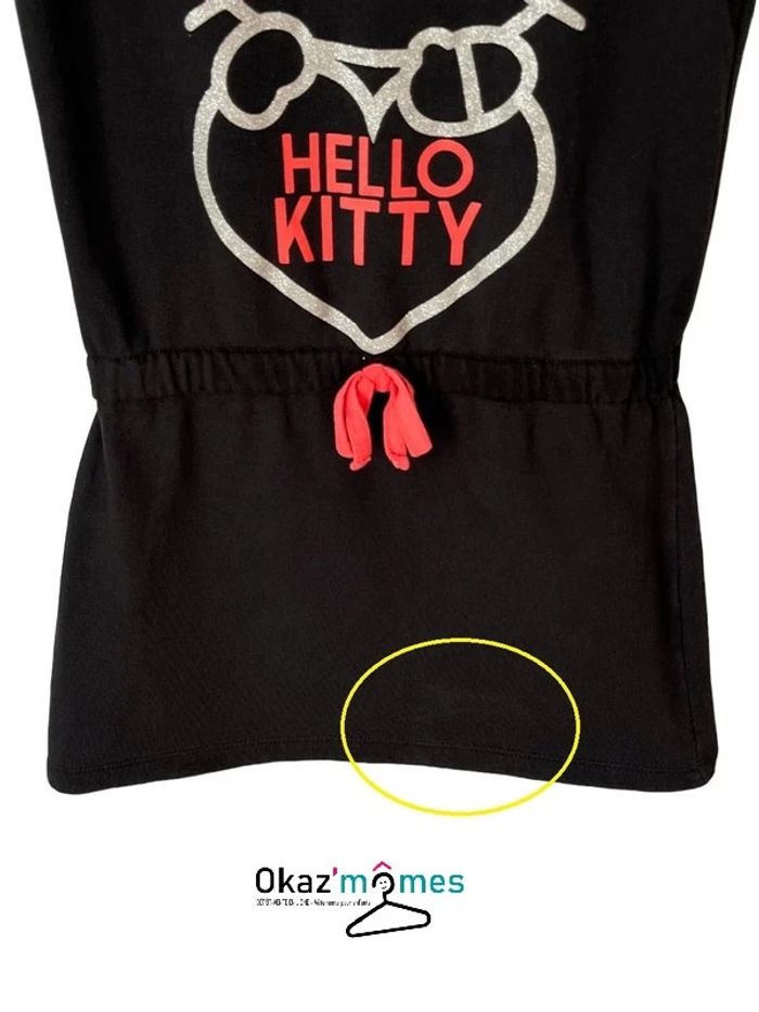 Robe noire “Hello Kitty” à manches courtes - 6 ans - photo numéro 4