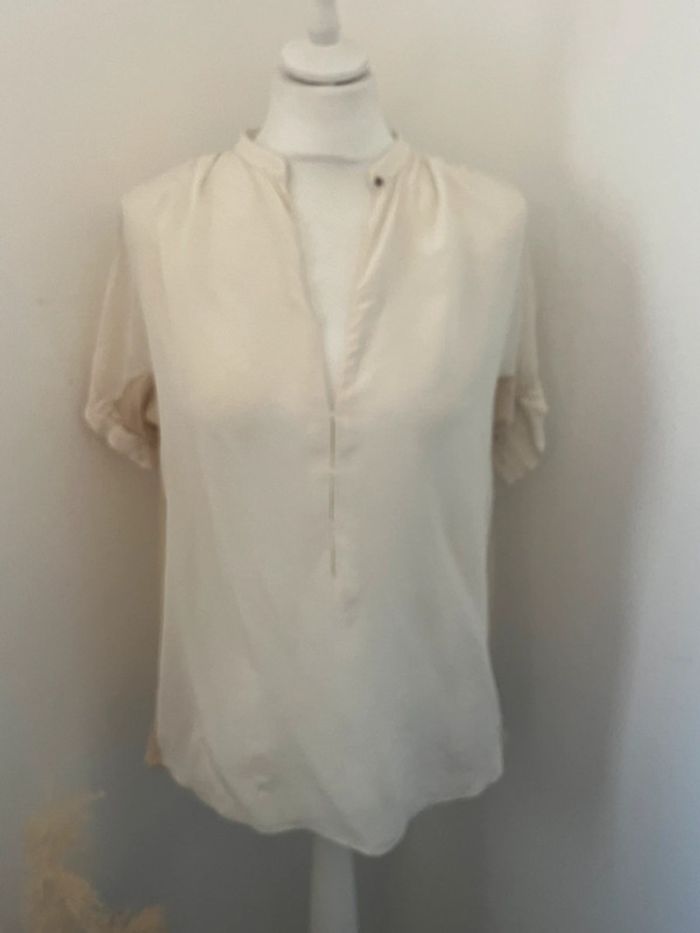 Blouse crème Massimo Dutti M