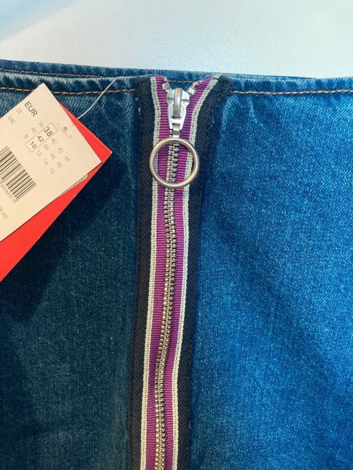 Neuve - Jupe en jean Camaïeu 38 - photo numéro 4