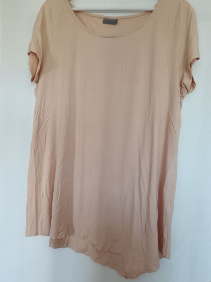 Tee shirt couleur pêche