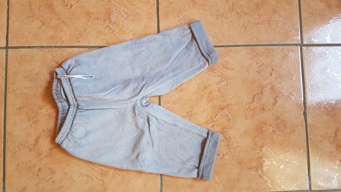 Pantalon hiver garçon 9 mois gris