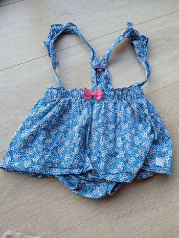 Short avec bretelles sergent major 24 mois