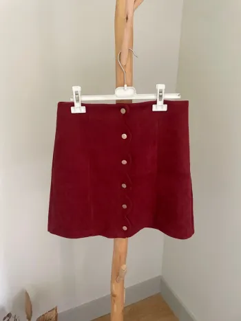 Jupe mini bordeaux