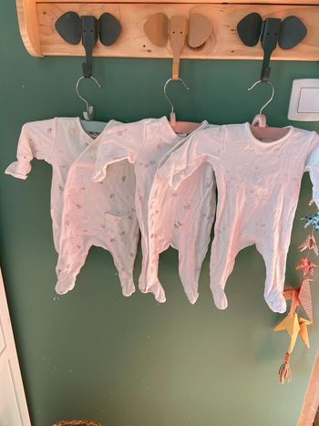 Lot 3 pyjamas coton Zara mixte
