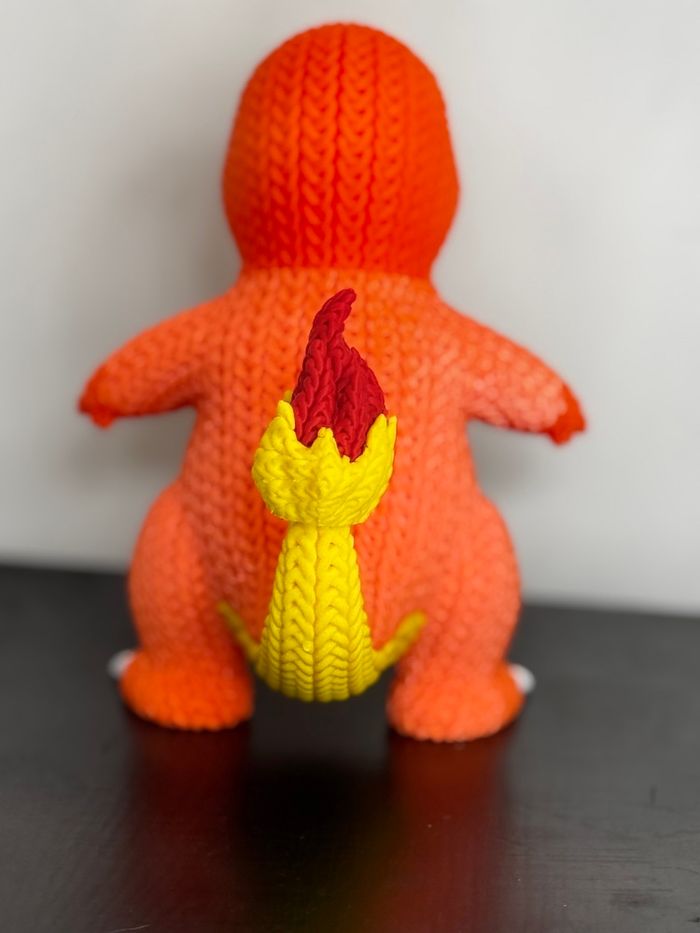Figurine Pokémon, Salameche version tricoté - photo numéro 4