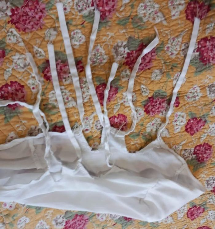 2 tissus pour panier en osier - photo numéro 3