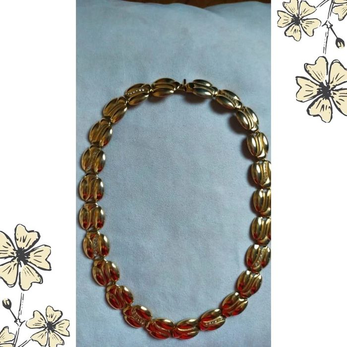 Collier vintage doré sculpté – Élégance rétro - photo numéro 19