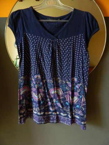 T shirt femme T 34/36 "Kiabi" manches courtes