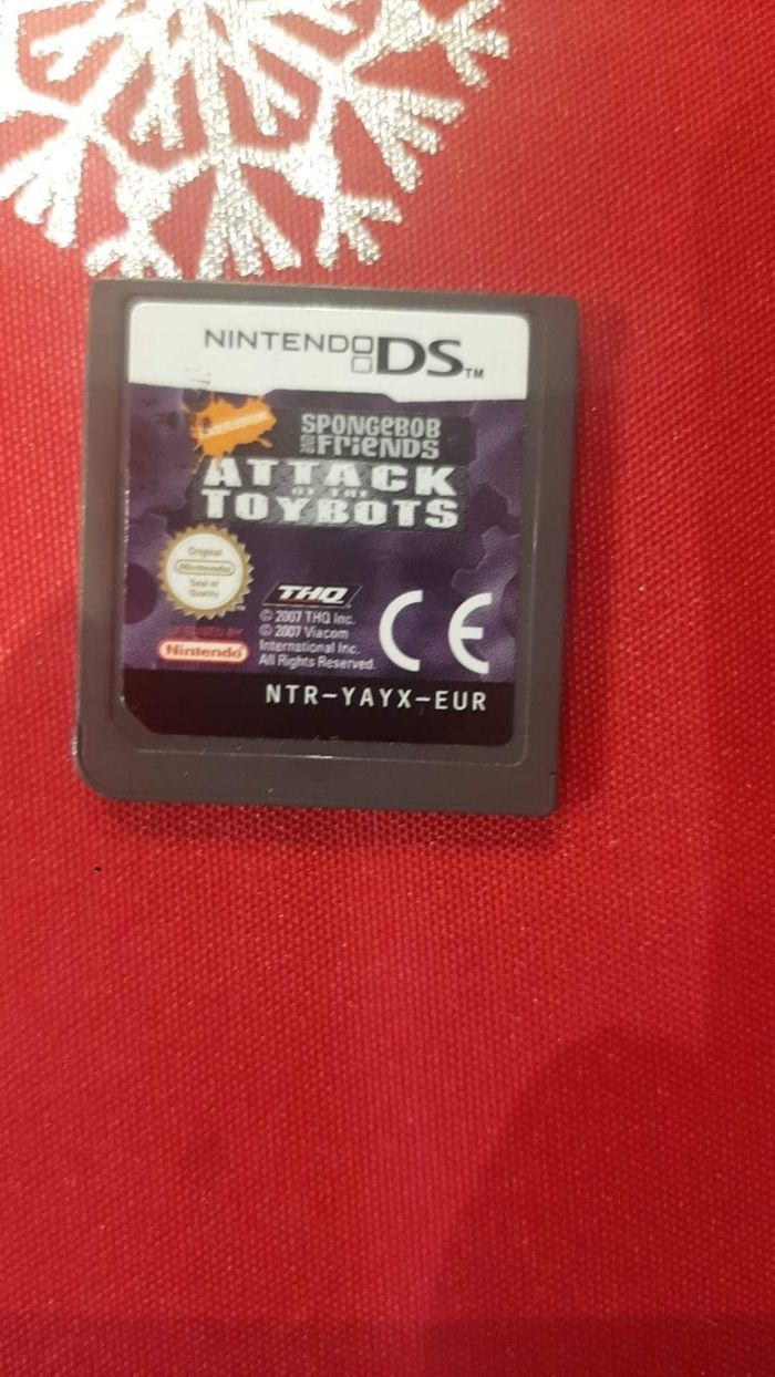 Jeu Nintendo ds Bob l'éponge
