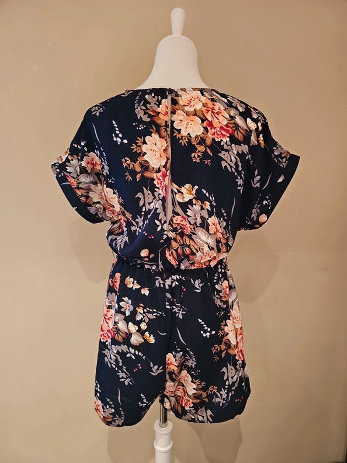 Combishort marine fleurie M shein - photo numéro 3