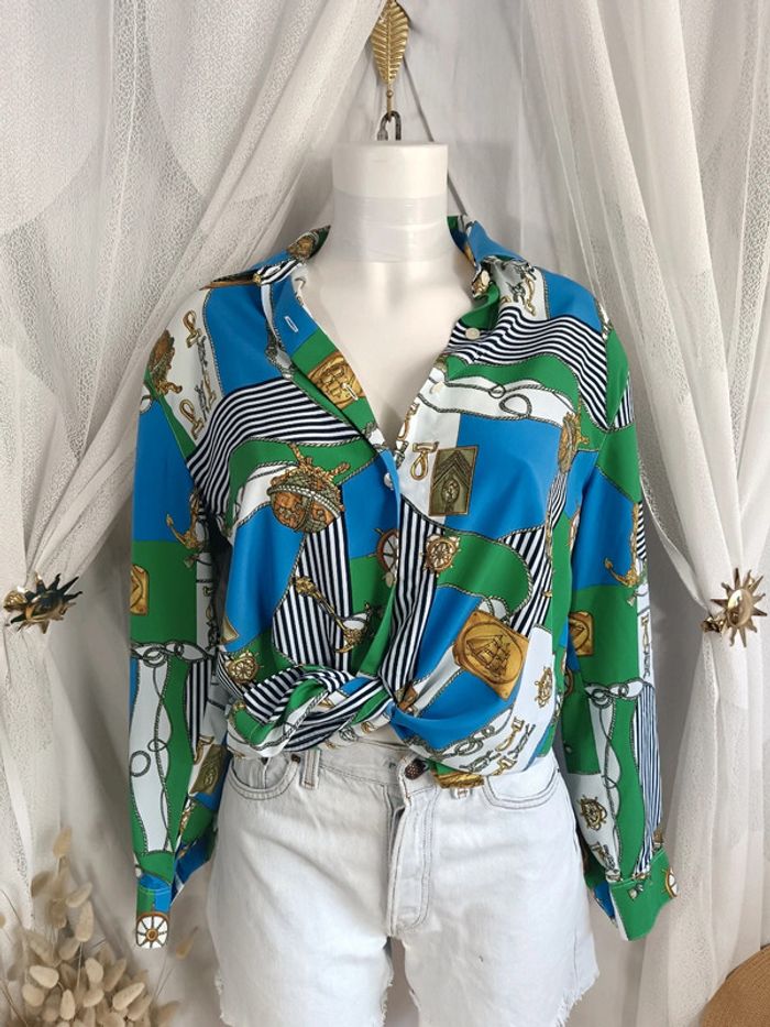 Burberrys | Chemise motif marin |   t. 38