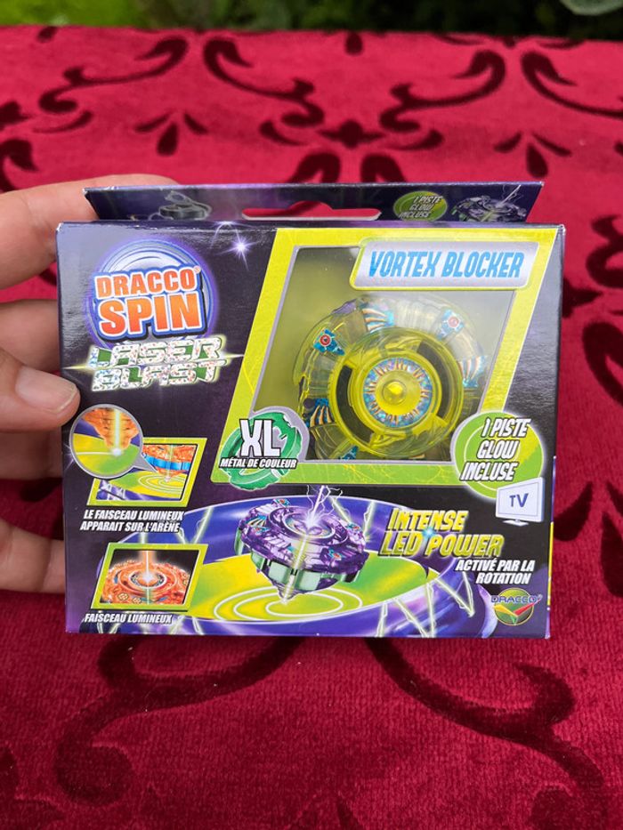 Toupie De Combat - Homerokk - Dracco Spin - Jaune - Lumineuse Led