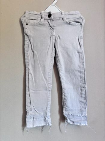 🌻Pantacourt skinny blanc crème 3 ans tape à l’œil 🌻