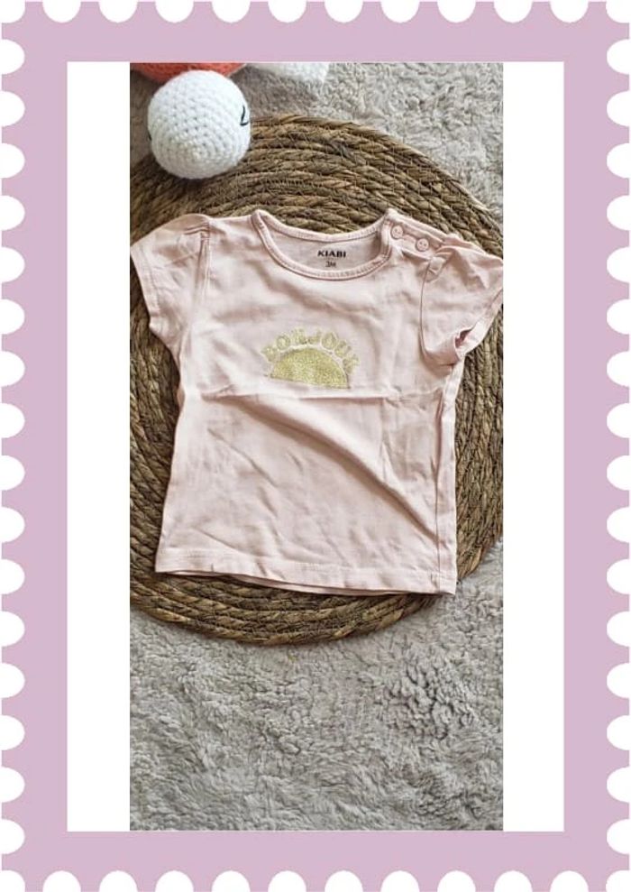 Tee shirt fille 3 mois - photo numéro 2