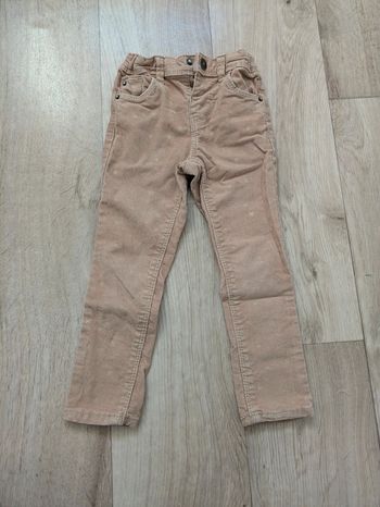 Pantalon velours beige Kiabi 3 ans