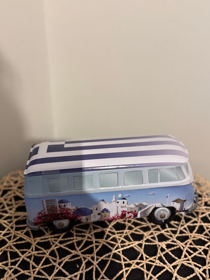 BOITE A BISCUIT TOLE - COMBI VW VOLKSWAGEN - Christian Delorme - photo numéro 2