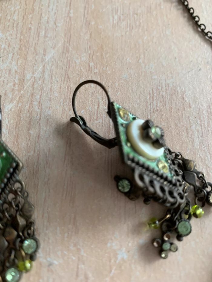 Ensemble boucles d’oreilles et collier(63) - photo numéro 4