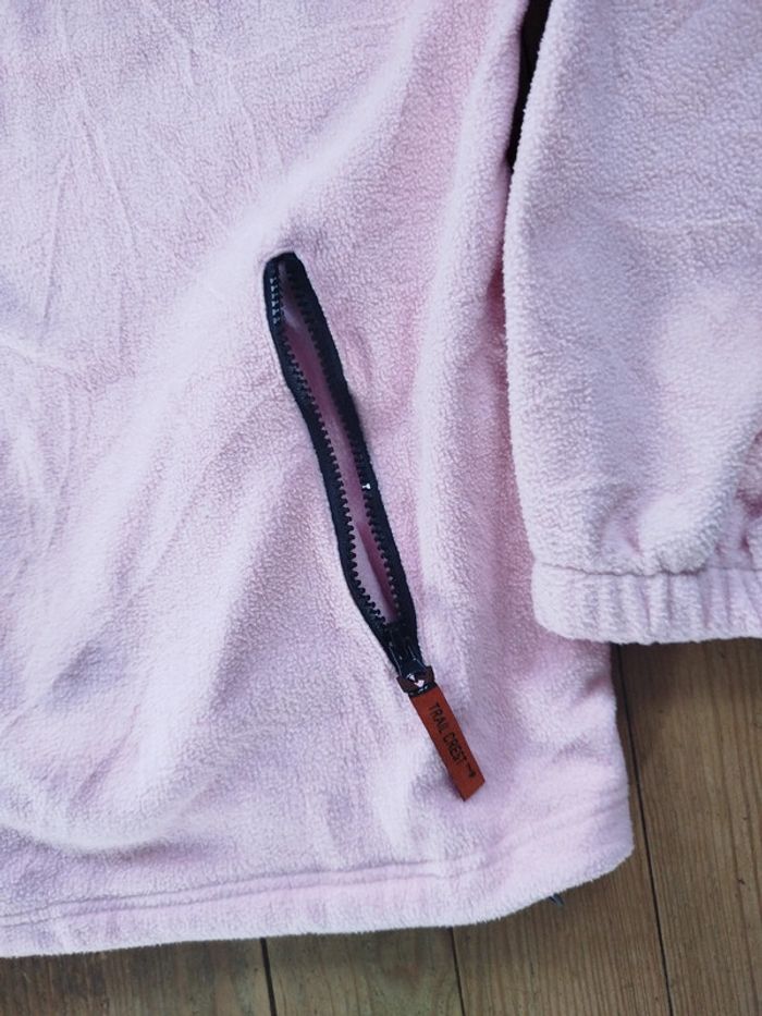 Veste polaire trail crest L rose - photo numéro 2